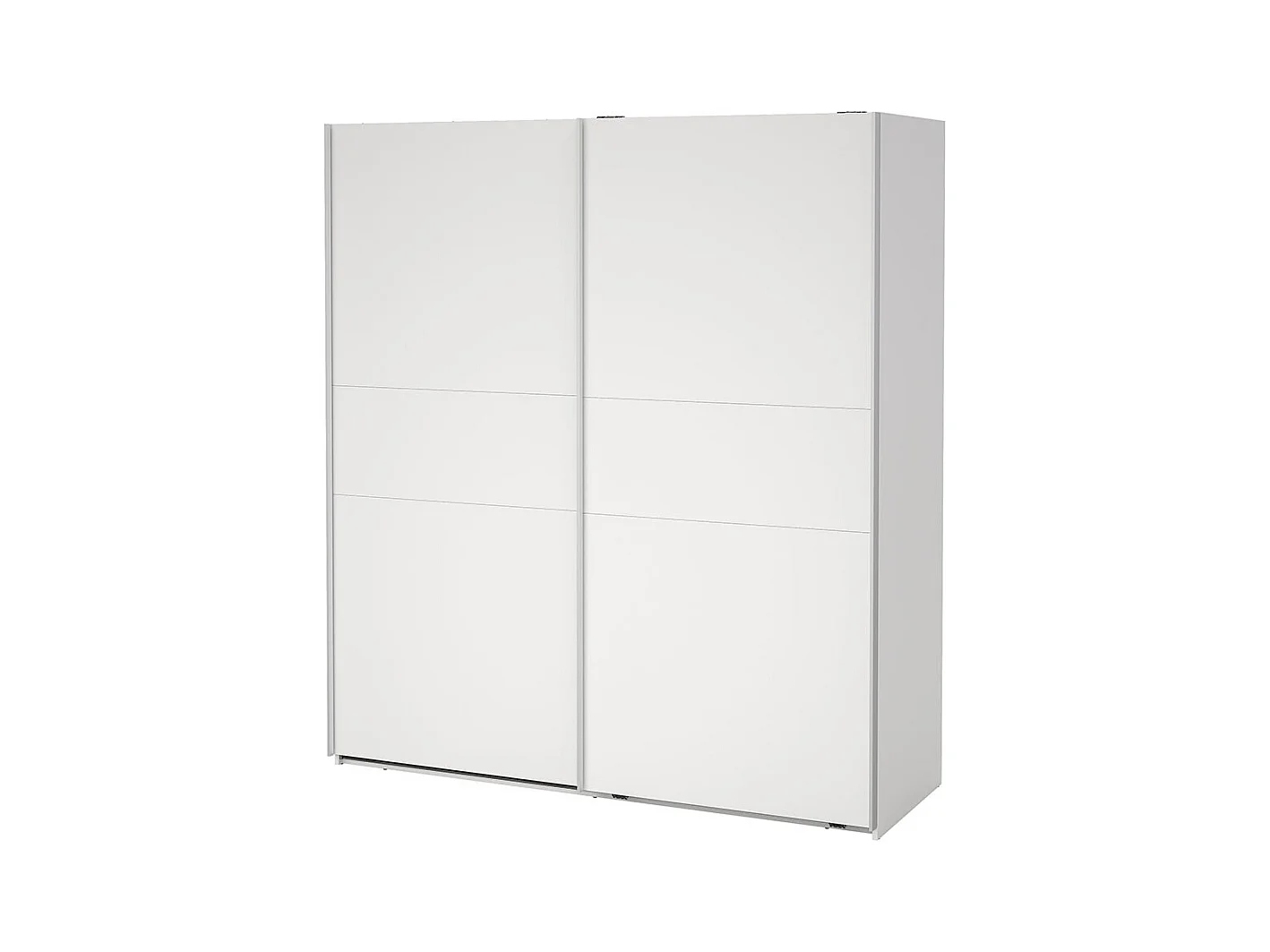 Como armoire coulissante 2 portes 180x200cm blanc.