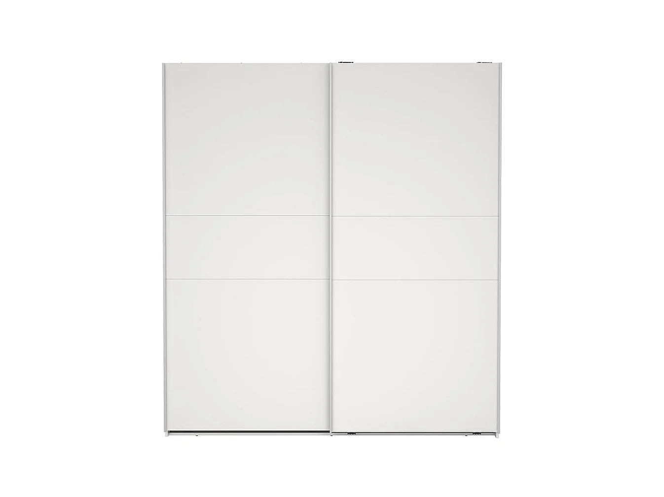 Como armoire coulissante 2 portes 180x200cm blanc.