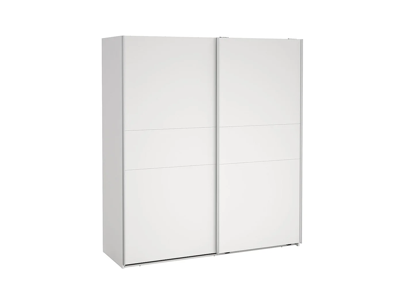 Como armoire coulissante 2 portes 180x200cm blanc.