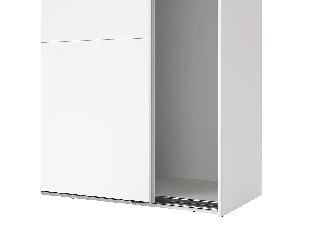 Como armoire coulissante 2 portes 180x200cm blanc.