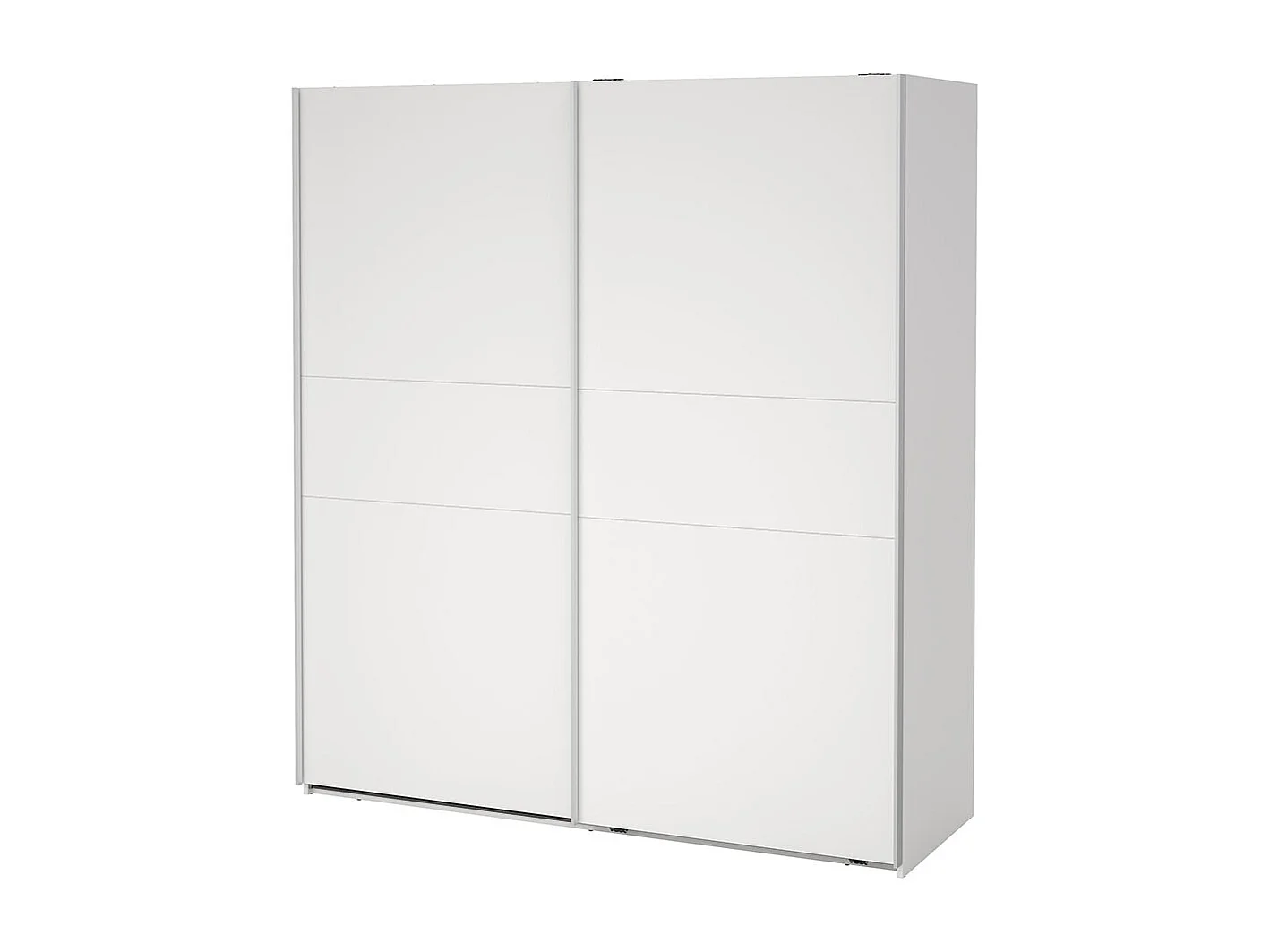 Como armoire coulissante 2 portes 180x200cm blanc.