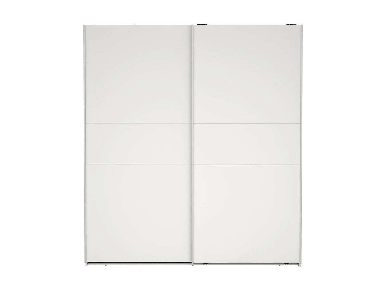 Como armoire coulissante 2 portes 180x200cm blanc.