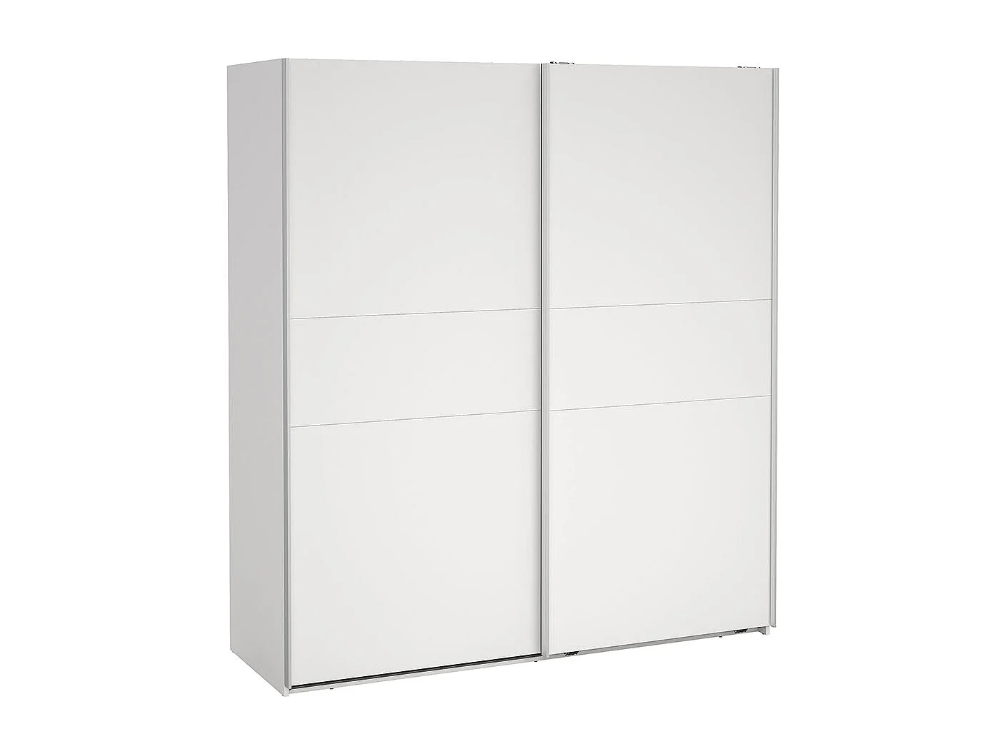 Como armoire coulissante 2 portes 180x200cm blanc.