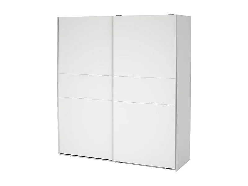 Como schuifdeurkast 2 deuren 180x200cm wit.