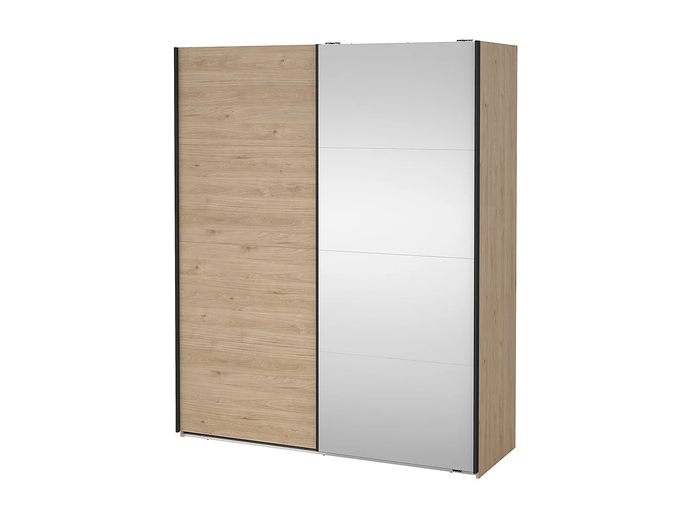 Bergamo Schiebetürenschrank 2 Türen 180x220cm Eiche Dekor.