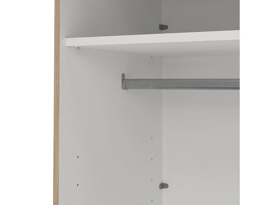 Bergamo Schiebetürenschrank 2 Türen 180x220cm Eiche Dekor.