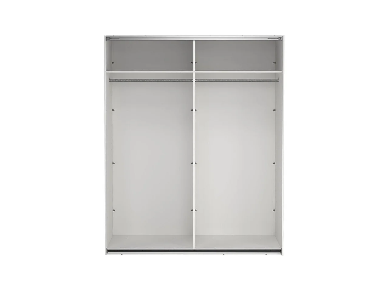 Como armoire coulissante 2 portes 180x220cm blanc.