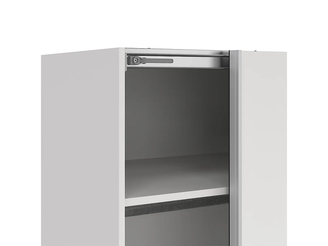 Como armoire coulissante 2 portes 180x220cm blanc.