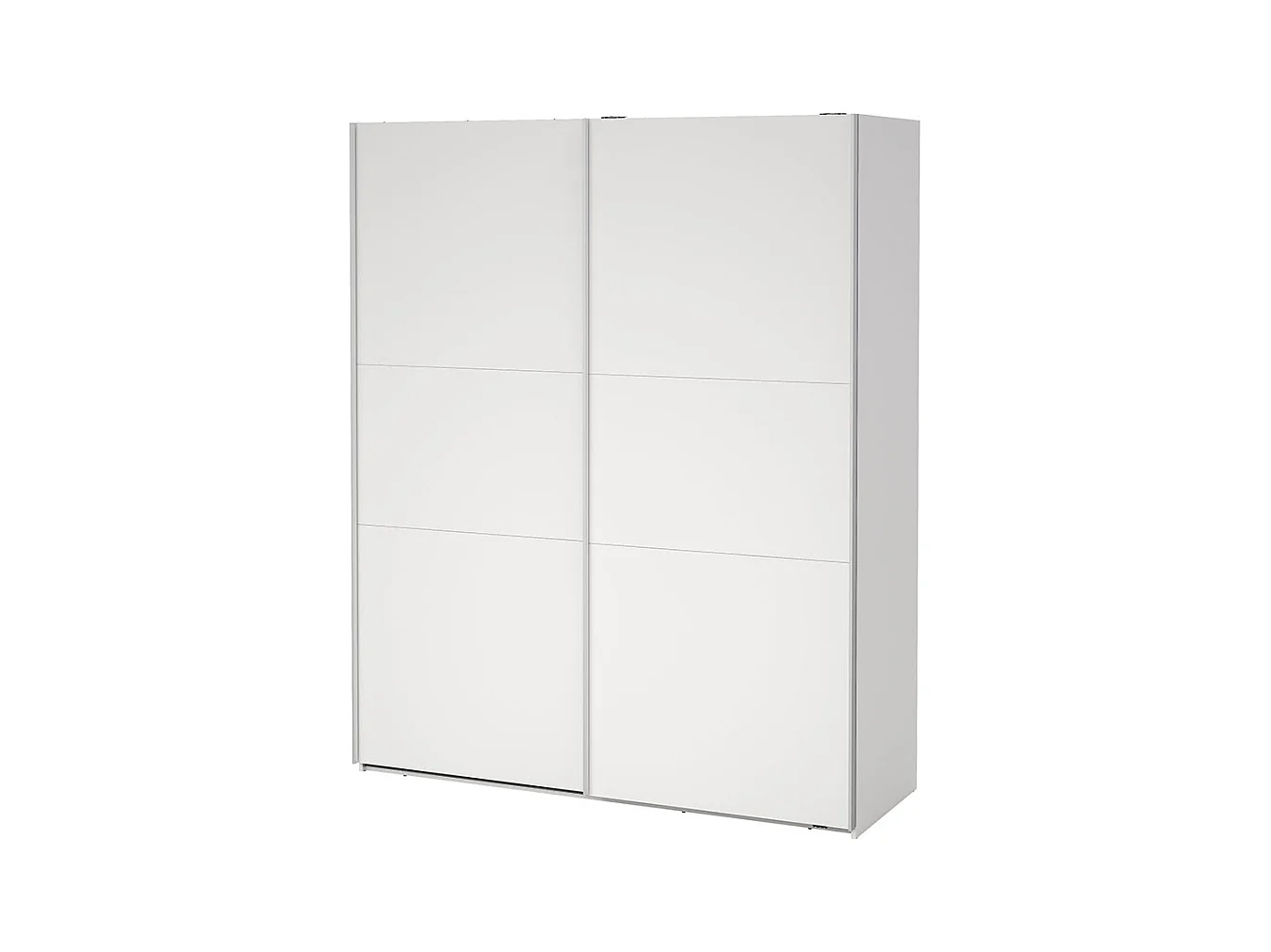 Como schuifdeurkast 2 deuren 180x220cm wit.