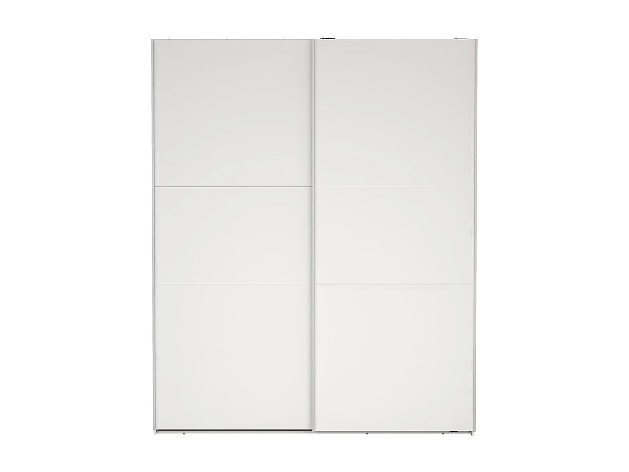 Como Schiebetürenschrank 2 Türen 180x220cm weiß.