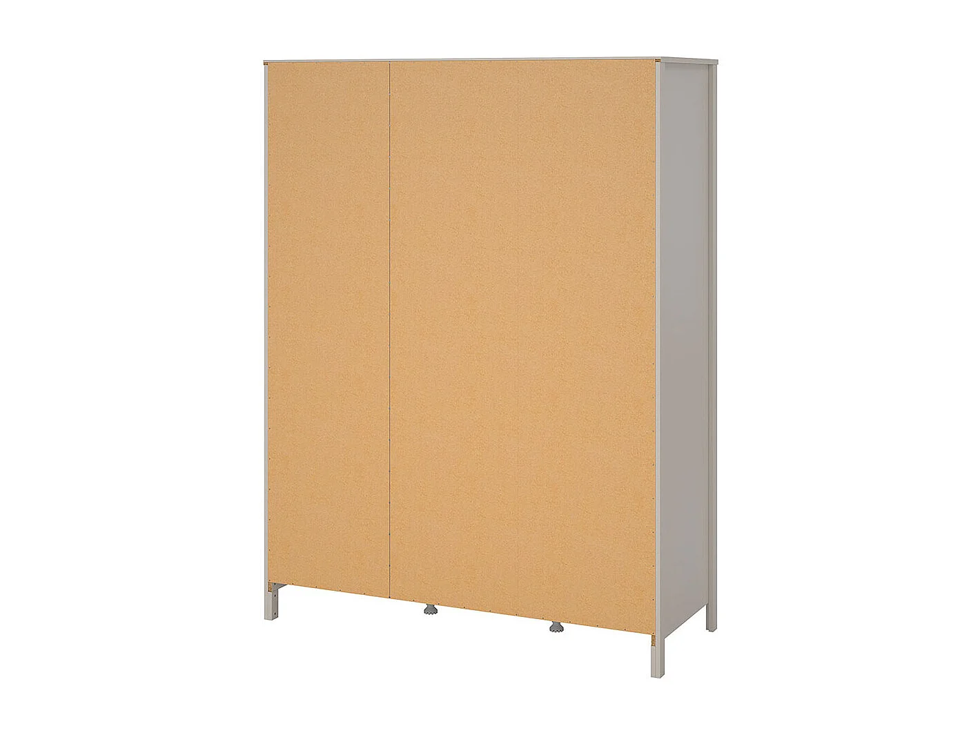 Madrid armoire de rangement 3 portes 150x200cm cachemire.