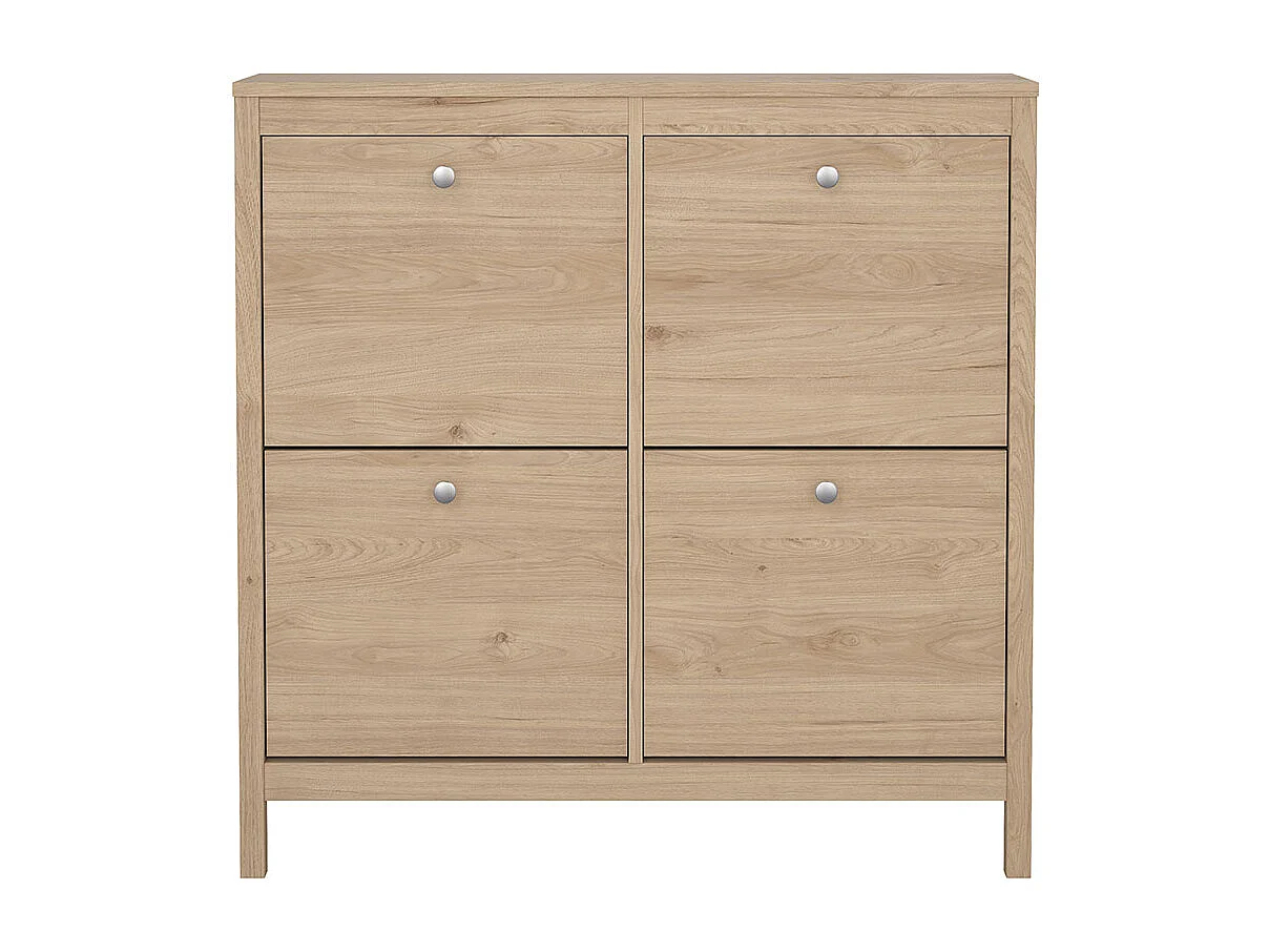 Madrid Schuhschrank 4 Klapptüren Eichen-Dekor.