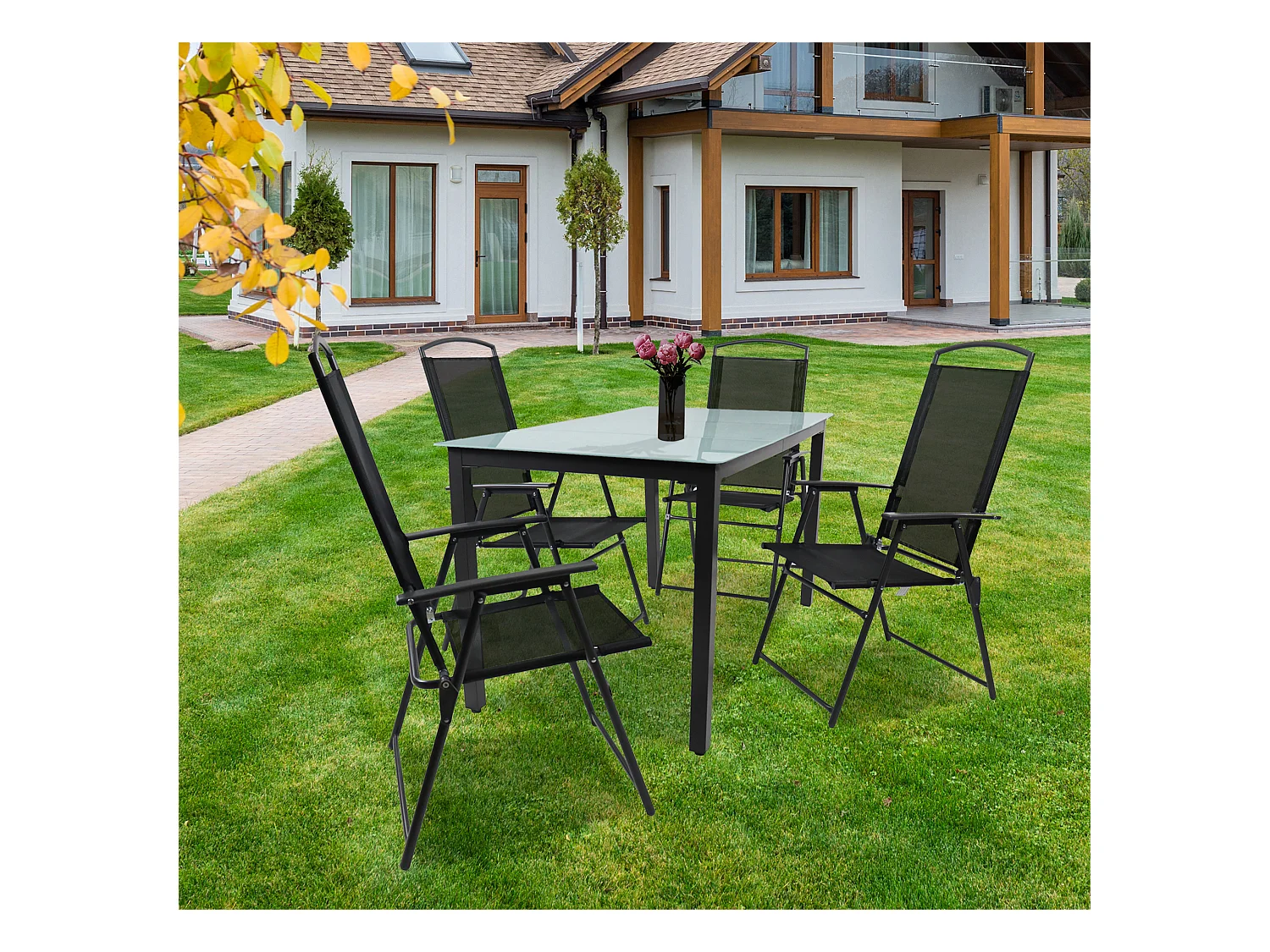 Garden furniture set 140M Black See Selection