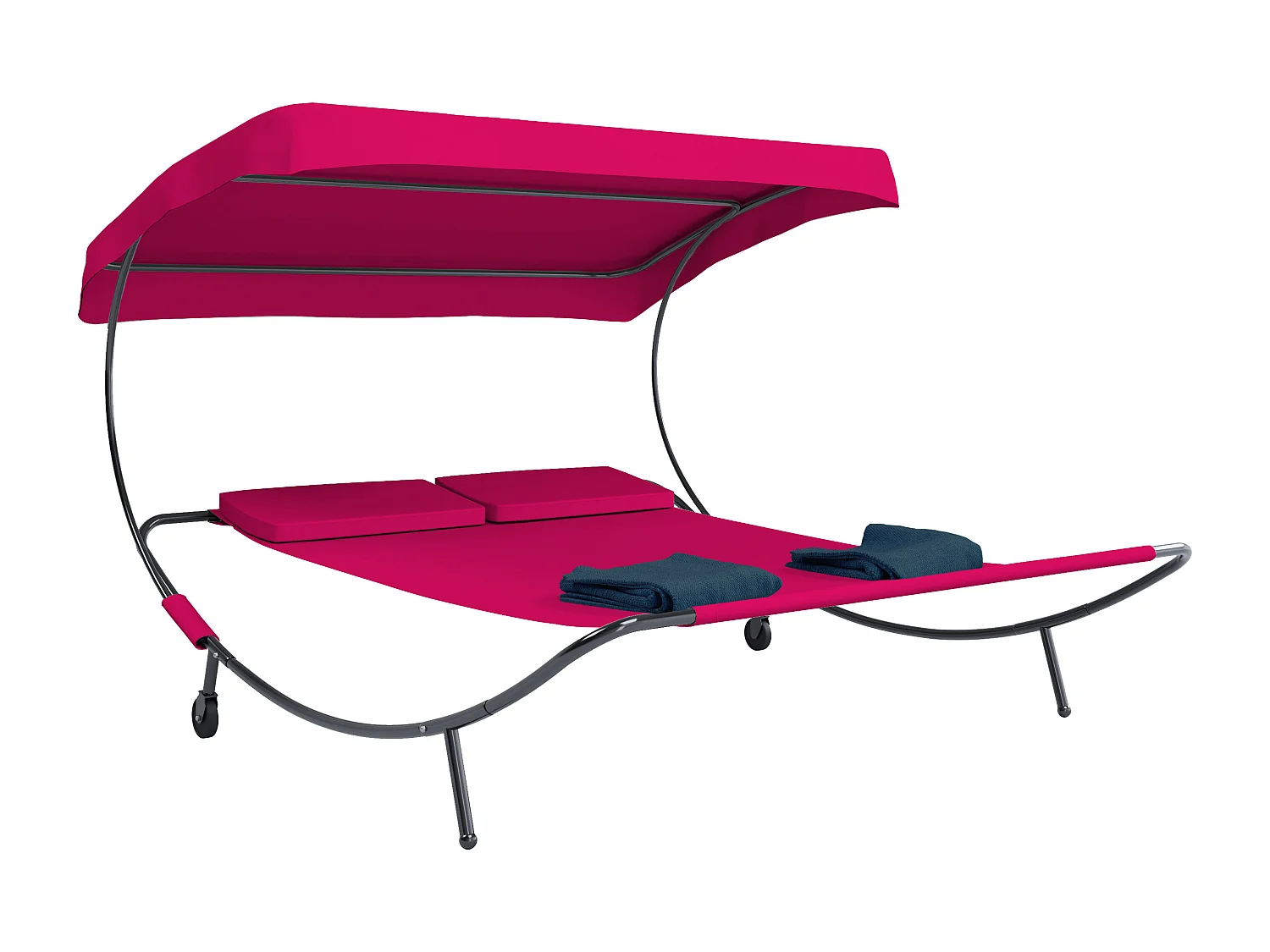 Sun lounger Bindox Red H. 137 x W. 180 x D. 200 cm