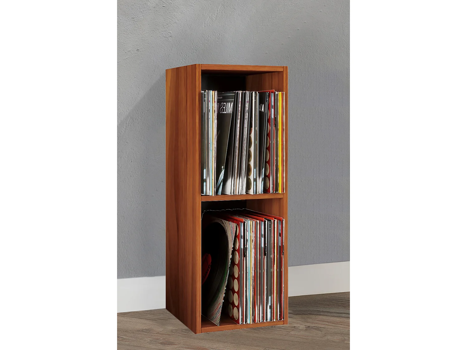 CD / DVD Media Shelf Platto Nuts H. 72 x W. 34 x D. 30 cm
