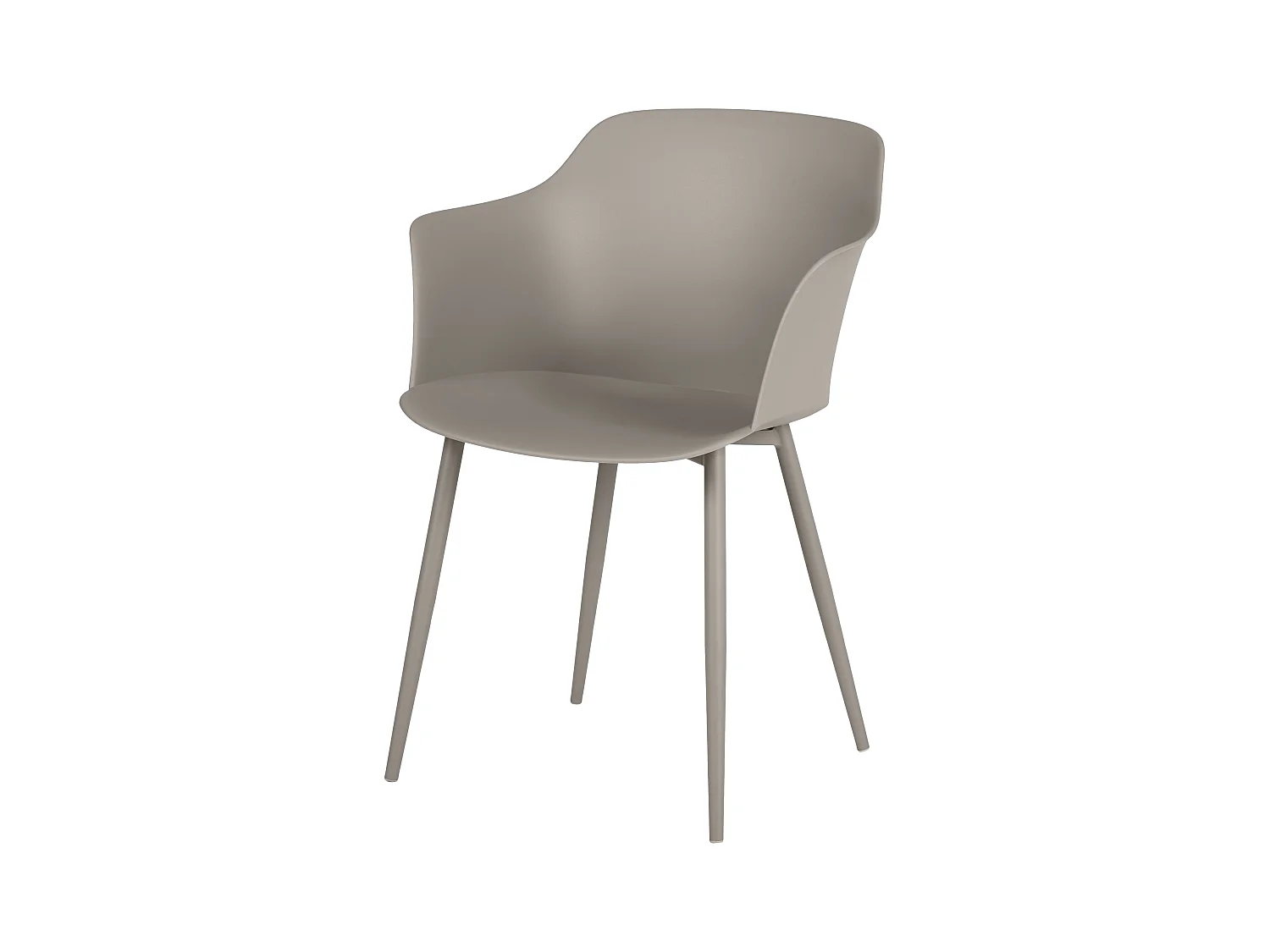 Camilla Gartenstuhl grau.