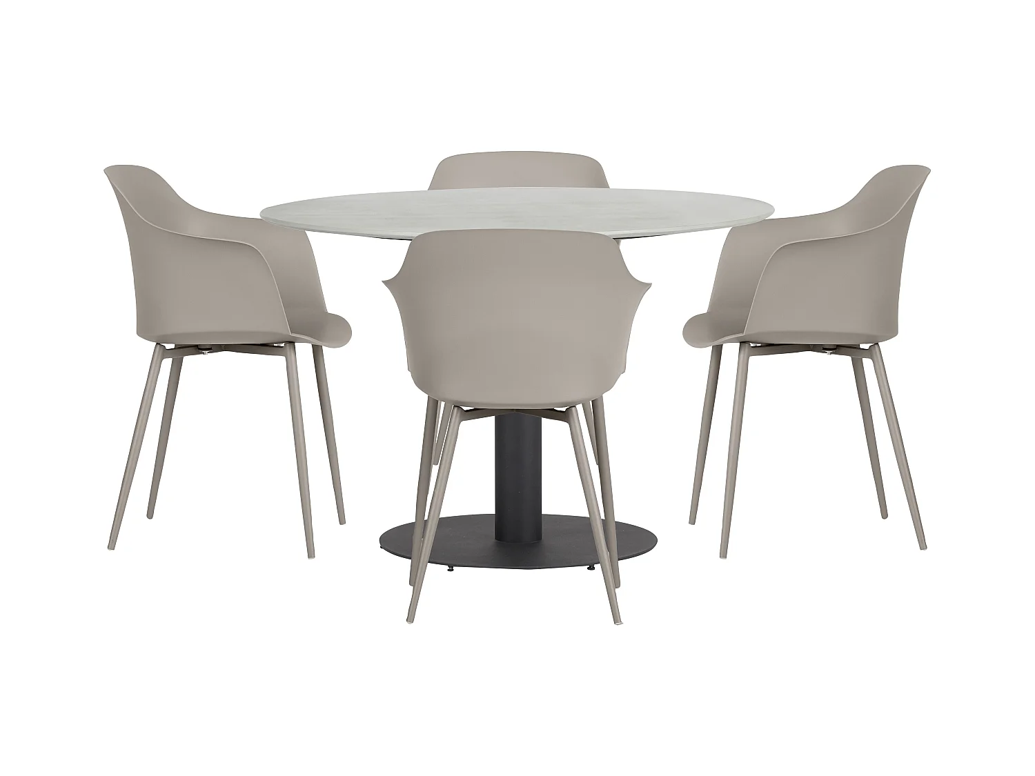 Camilla Gartenstuhl grau.