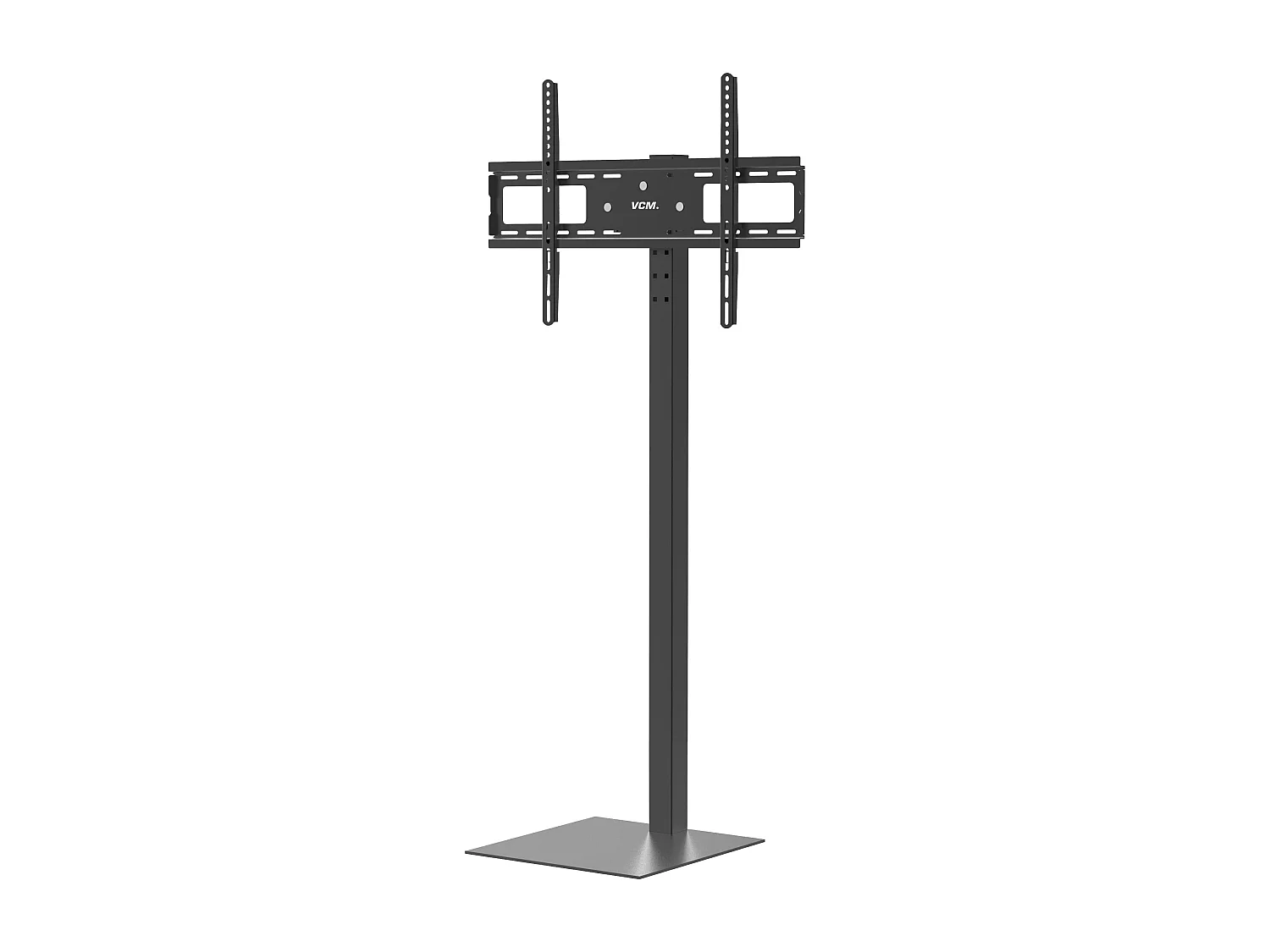 TV stand feet Zanta Black H. 112-124 x W. 64 x D. 38 cm