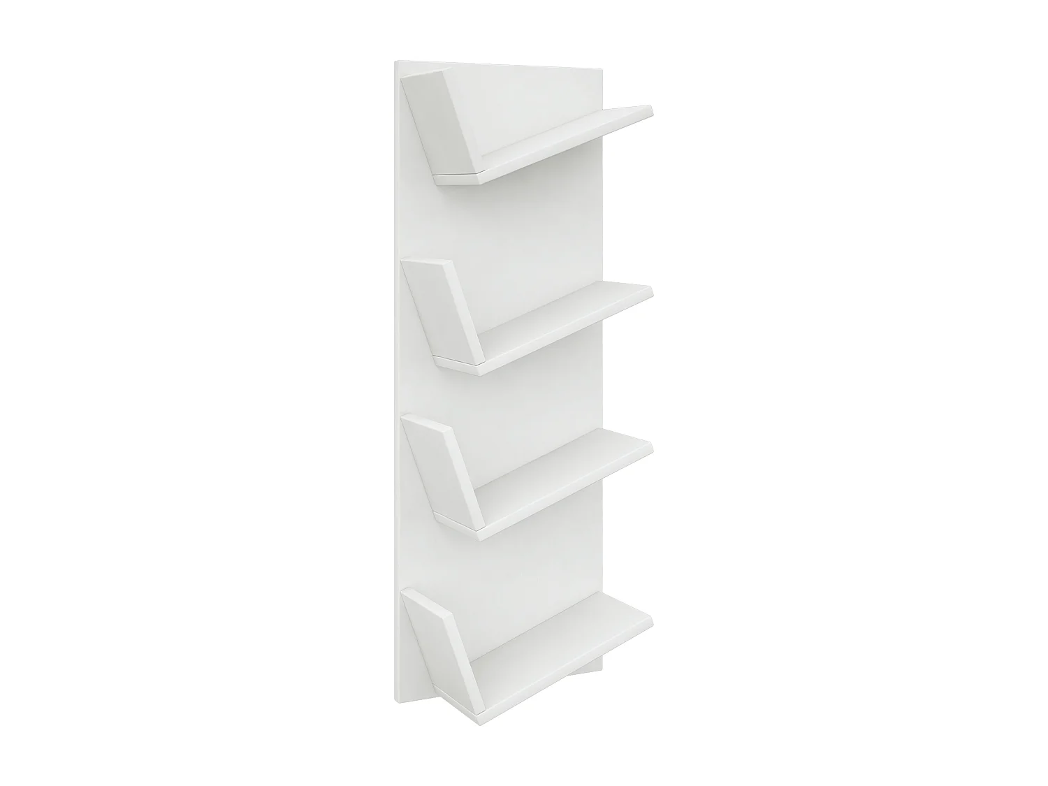 Wall Rack Lansi White H. 90 x W. 33 x D. 16 cm