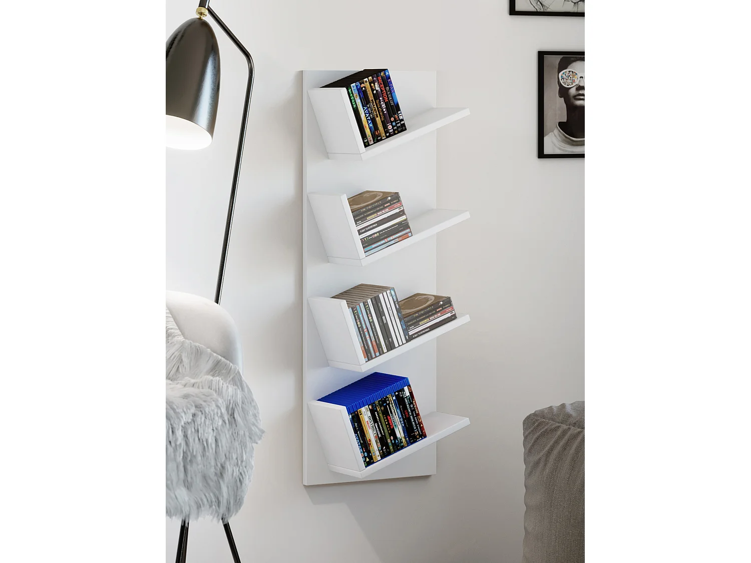 Holz Wandregal Hängeregal Regal Deko Board Lansi