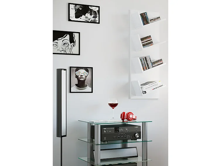 Mensola pensile in legno Lansi