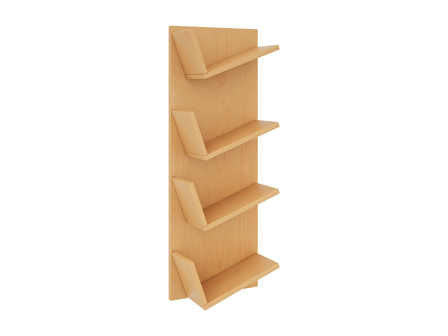 Houten wandplank Opknoping Shelf Lansi