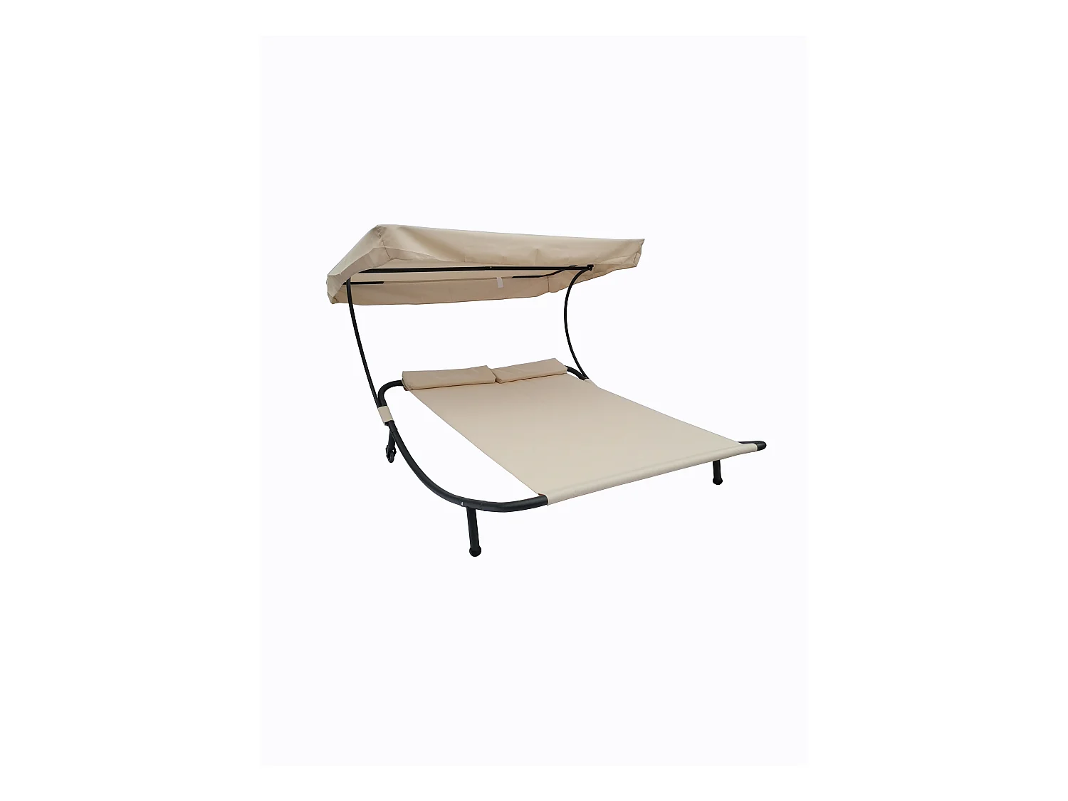 Sun lounger Bindox Cream H. 137 x W. 180 x D. 200 cm