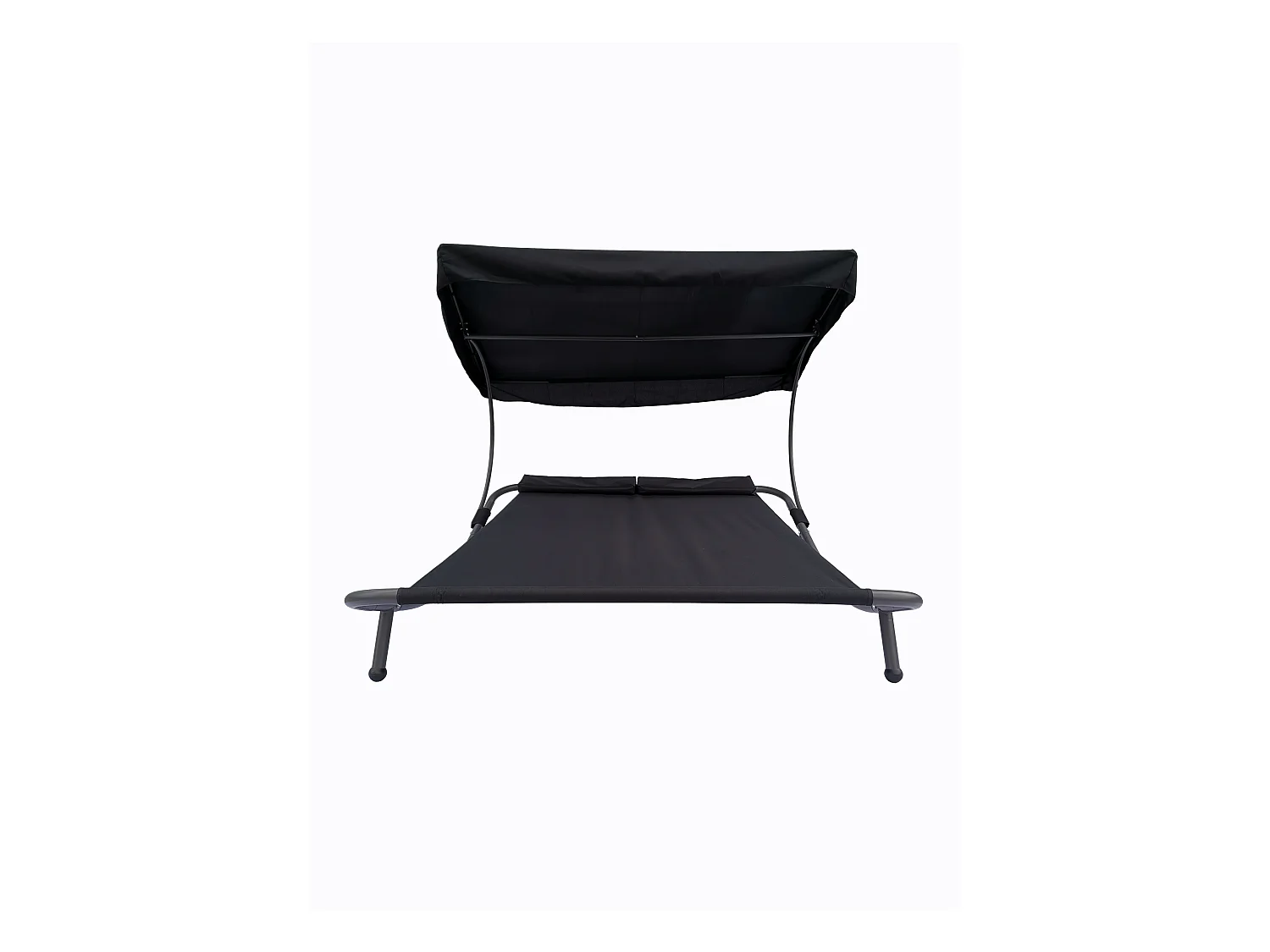 Sun lounger Bindox Black H. 137 x W. 180 x D. 200 cm