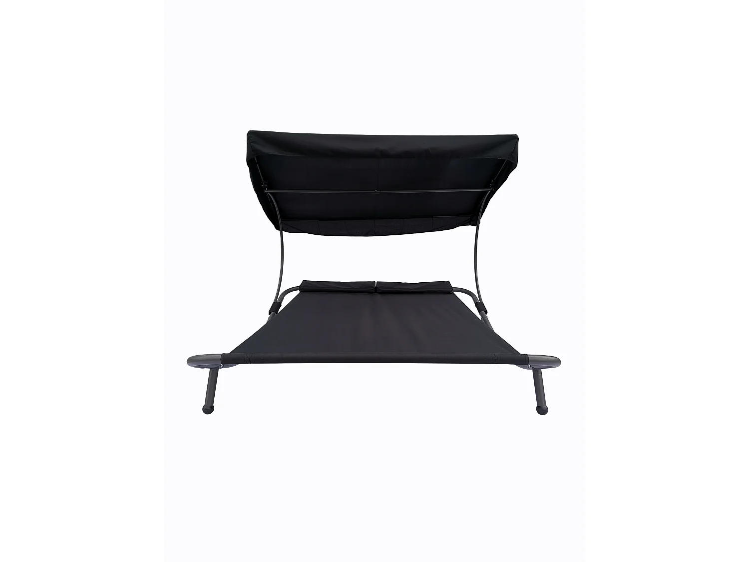 Sun lounger Bindox Black H. 137 x W. 180 x D. 200 cm