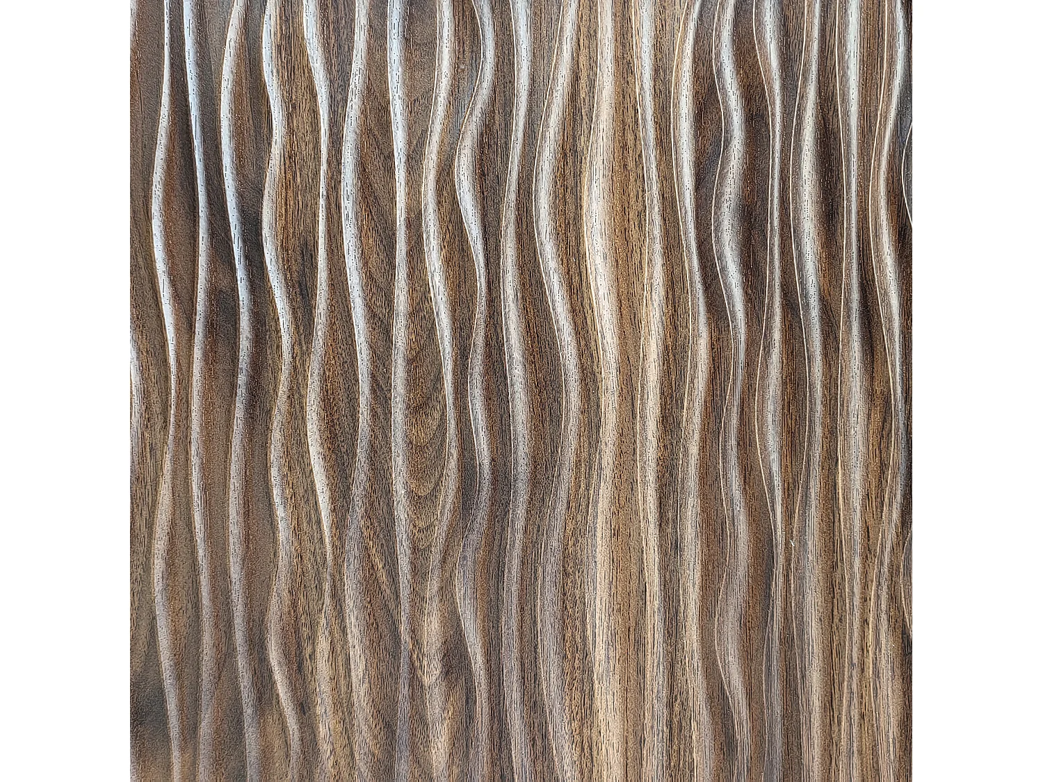 Meuble TV moderne - 180 x 38 x 50 cm - avec 2 portes à motif de vagues d'eau + 3 tiroirs - MDF - noir