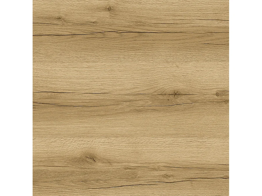 Meuble de salle de bain 140cm double vasque - 4 tiroirs - sans miroir - madera miel (bois clair) - LUNA