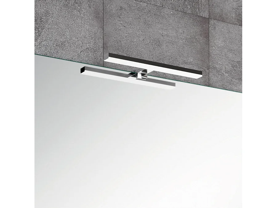 Meuble de salle de bain 120cm double vasque - 4 tiroirs - BALEA - hibernian (bois blanchi)