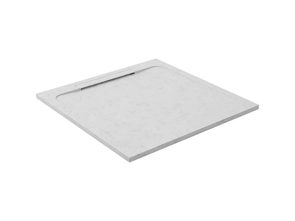 Receveur de douche en pierre naturelle extra plat à poser 80x80cm - italien marbre - ORIGINE