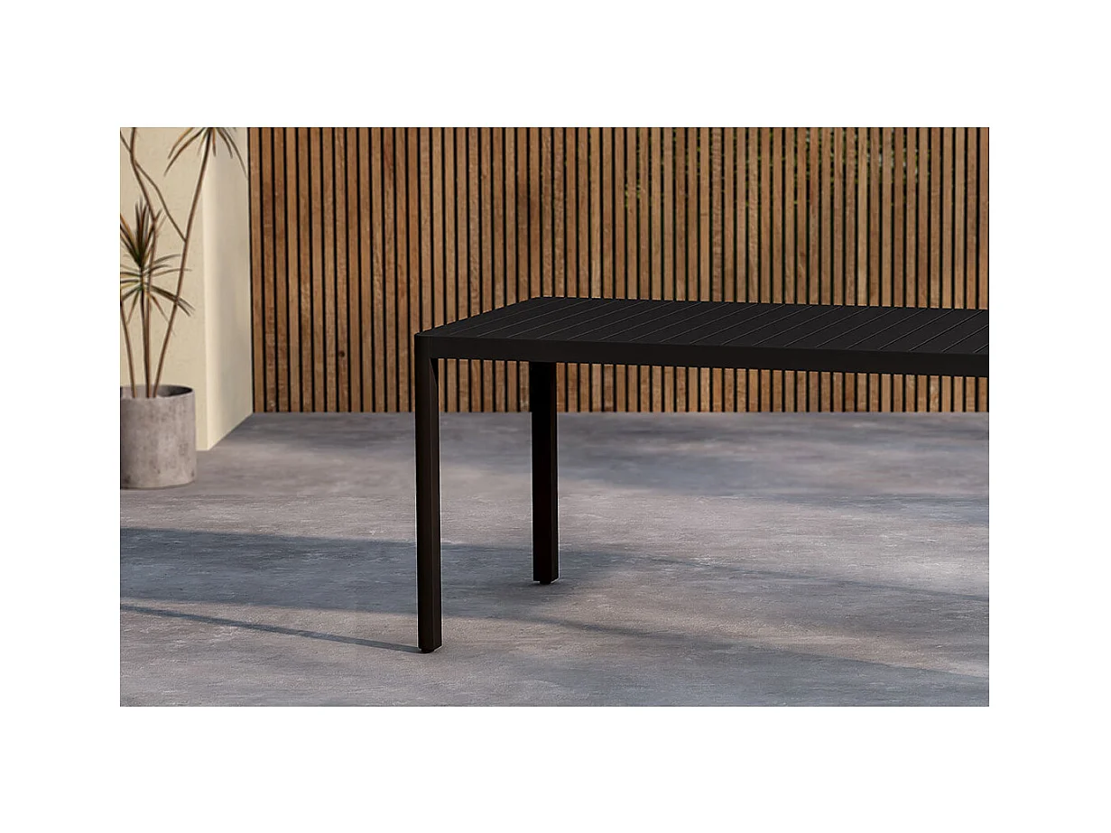Table de Jardin "Giardini" 150cm Noir