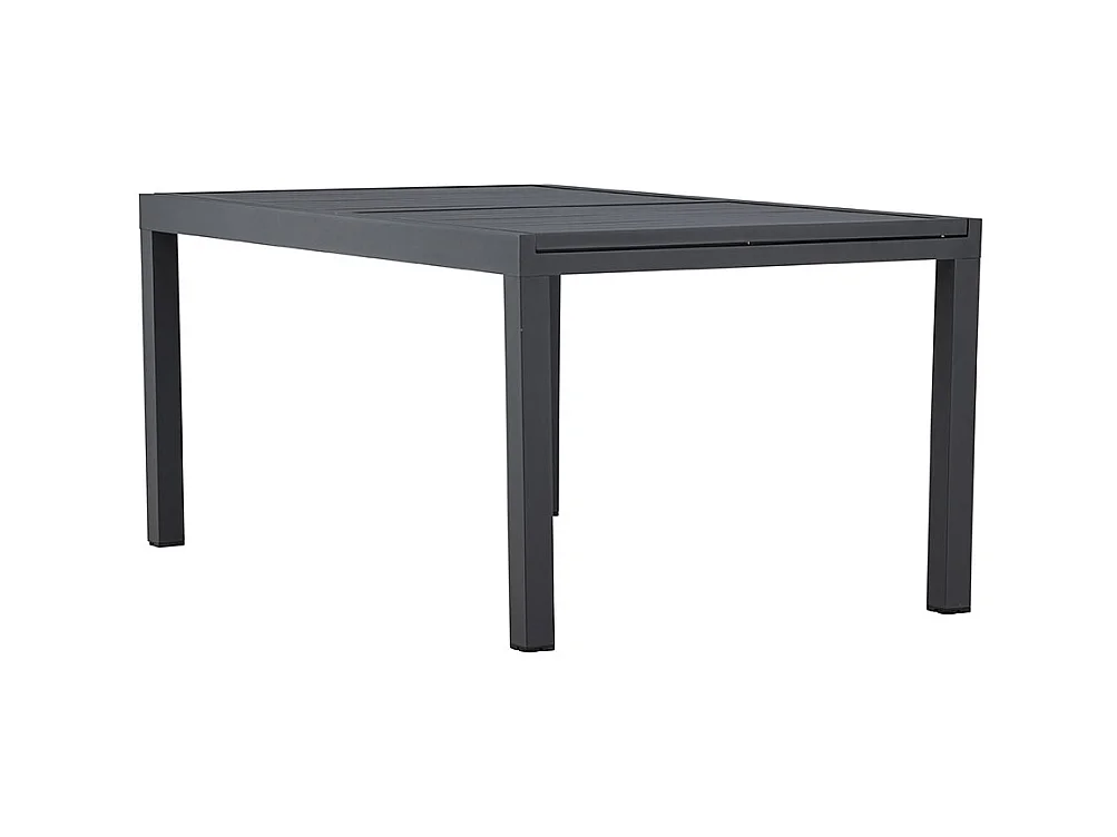 Table de Jardin Extensible "Capo" 160-240cm Noir