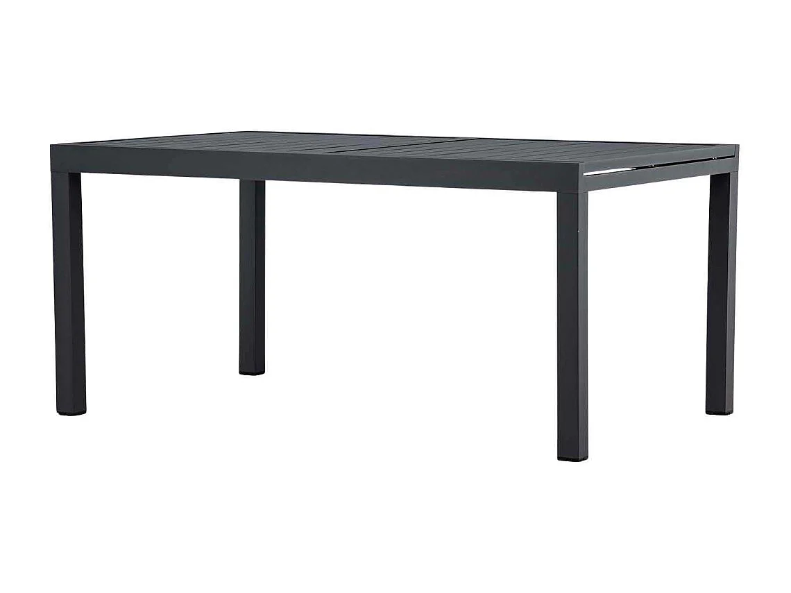 Table de Jardin Extensible "Capo" 160-240cm Noir
