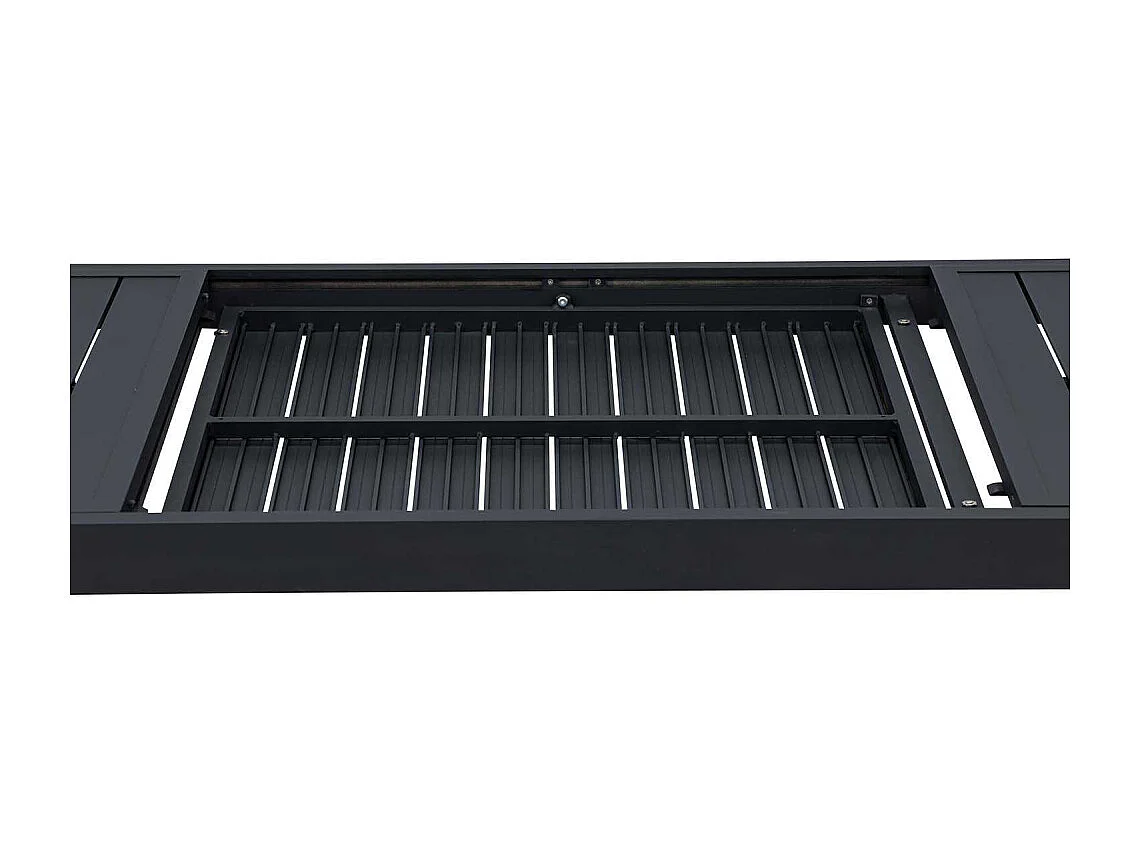 Table de Jardin Extensible "Capo" 160-240cm Noir