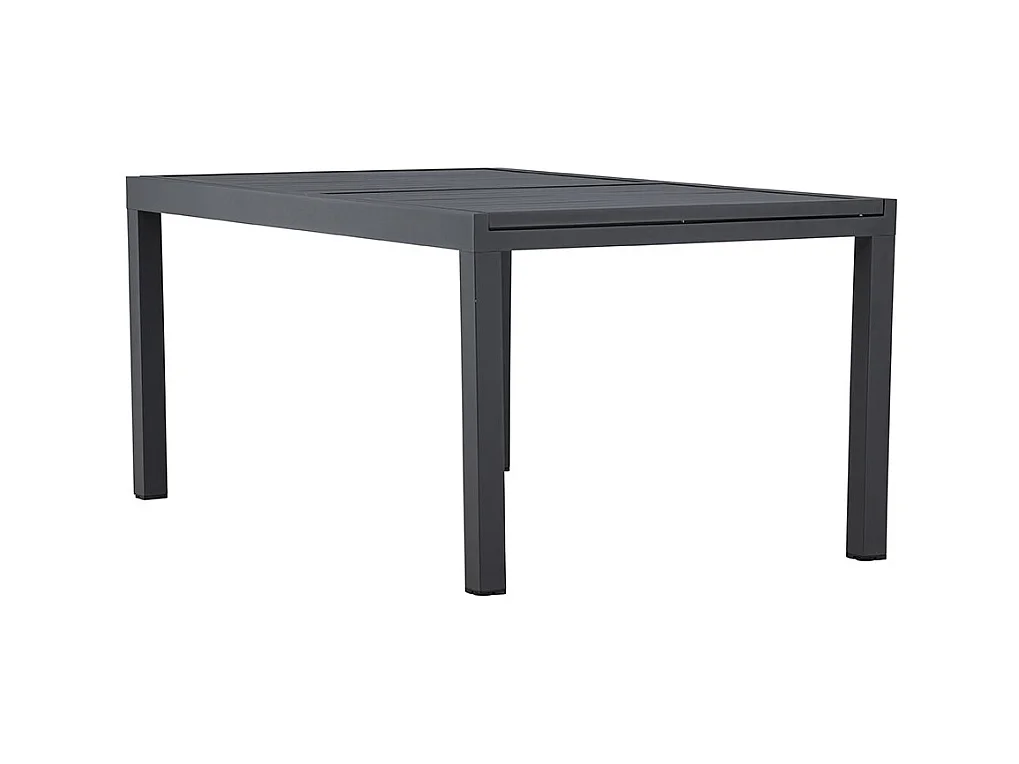 Capo table de jardin avec rallonge 160/240 cm noir.