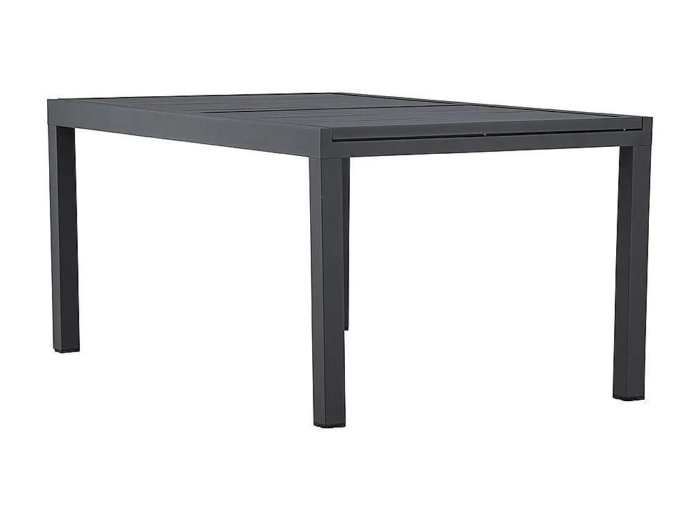 Table de Jardin Extensible "Capo" 160-240cm Noir