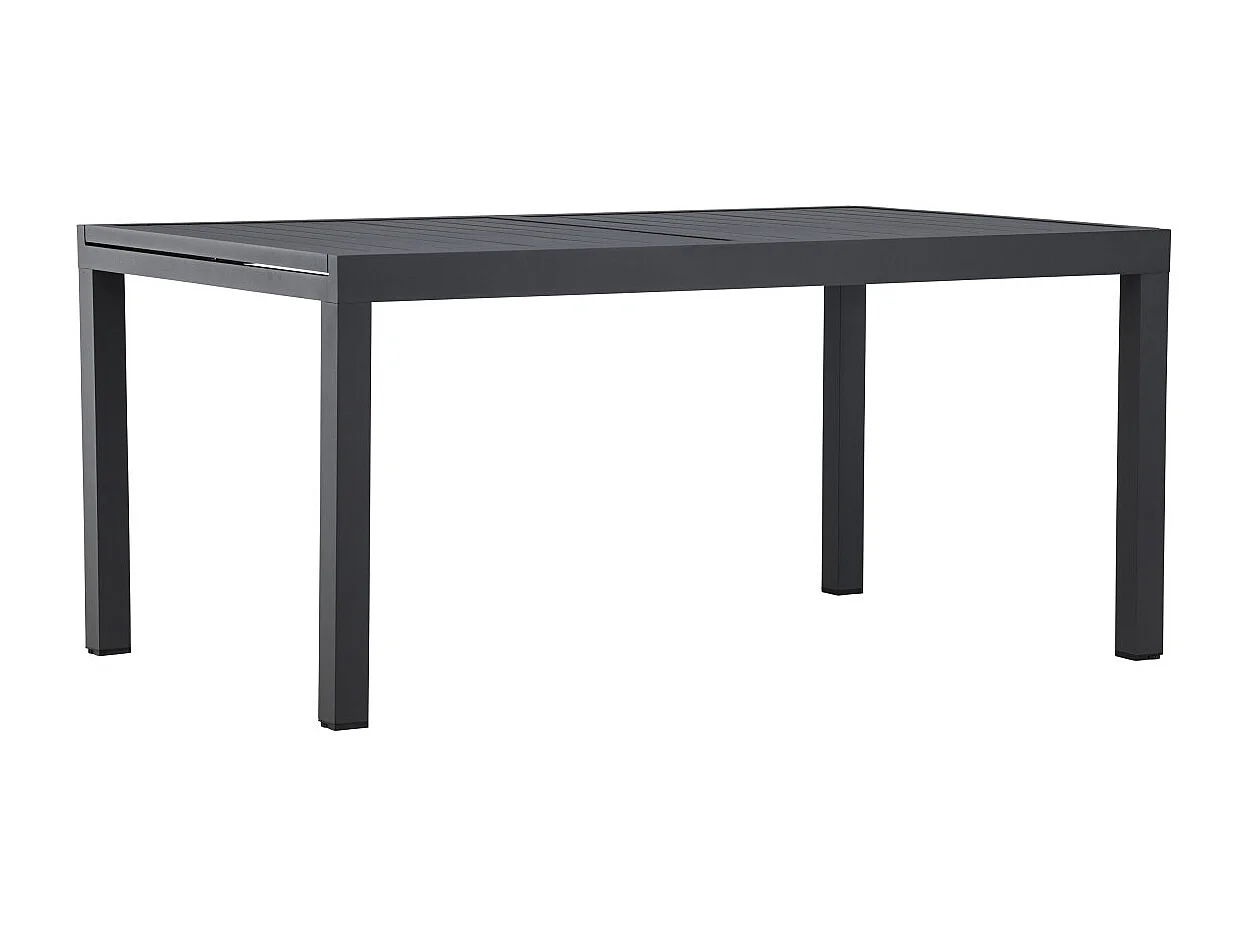 Table de Jardin Extensible "Capo" 160-240cm Noir