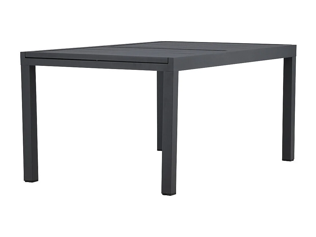 Table de Jardin Extensible "Capo" 160-240cm Noir