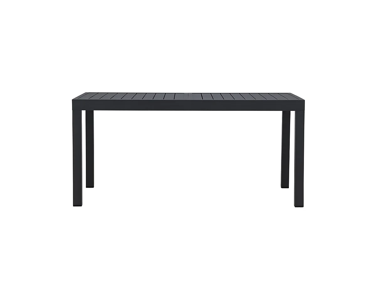 Capo Gartentisch mit Auszug 160/240 cm schwarz.