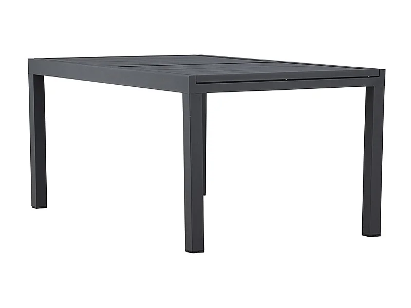 Table de Jardin Extensible "Capo" 160-240cm Noir