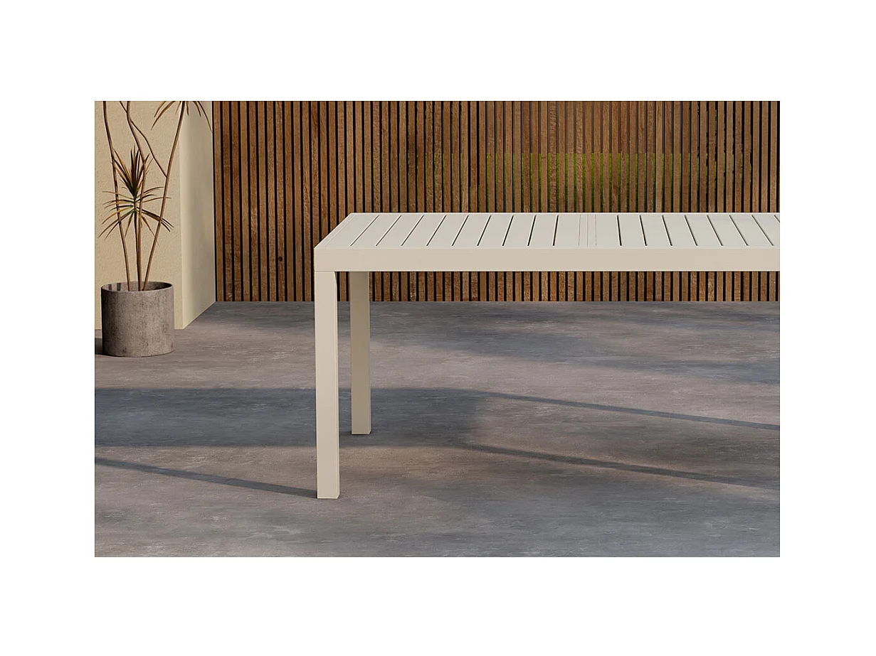 Table de Jardin Extensible "Capo" 160-240cm Beige