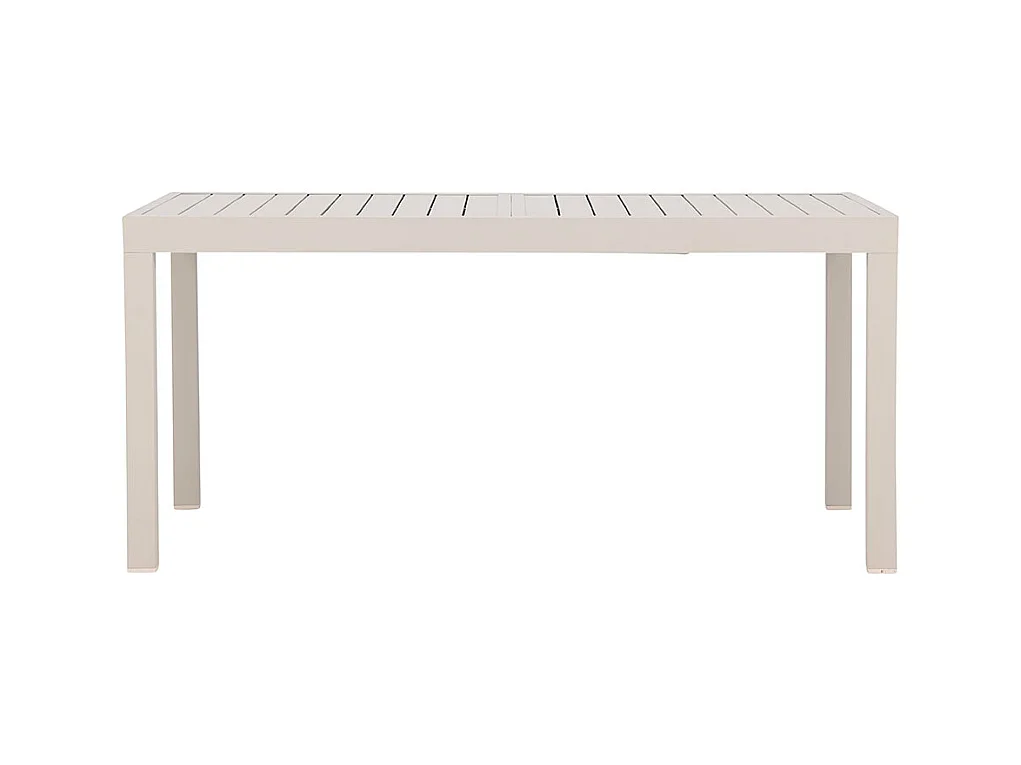 Capo table de jardin avec rallonge 160/240 cm beige.