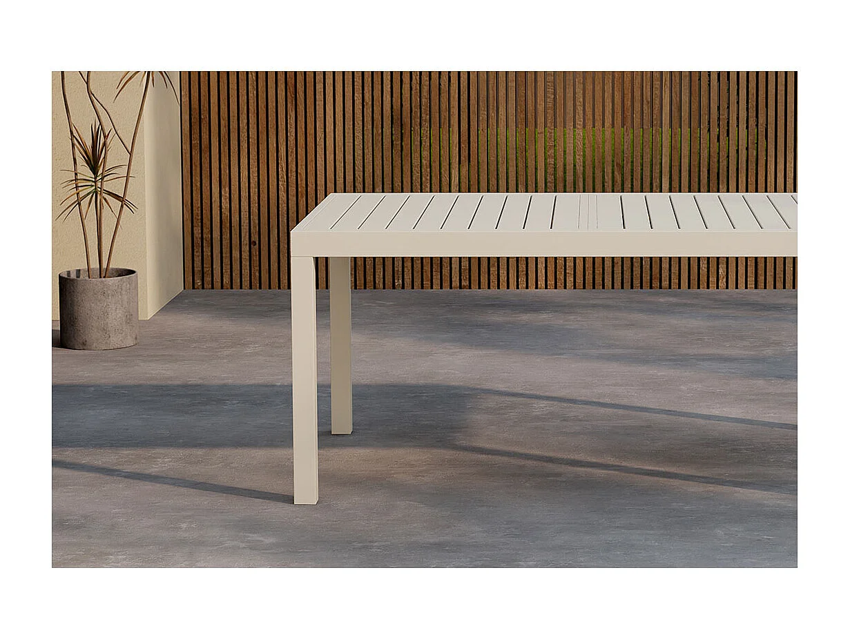 Table de Jardin Extensible "Capo" 160-240cm Beige