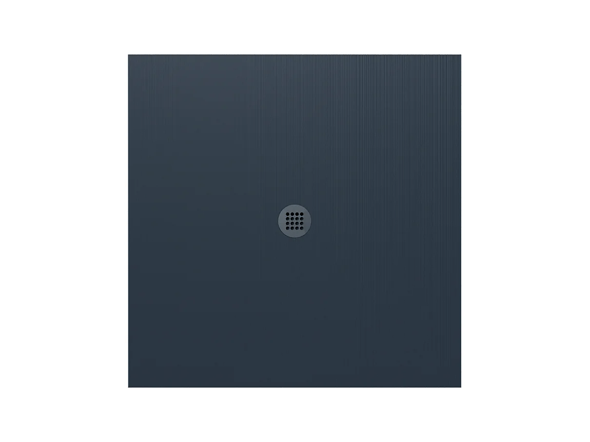 Receveur de douche en résine extra plat à poser 90x90cm - anthracite - RONDA