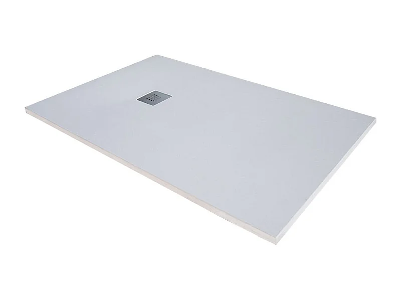 Receveur de douche en résine extra plat à poser 90x140cm - blanc - RIO