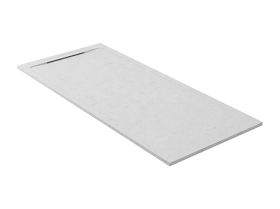 Receveur de douche en pierre naturelle extra plat à poser 80x170cm - noir - ORIGINE