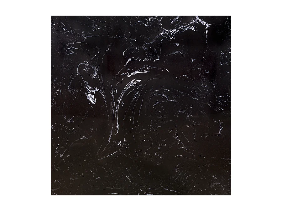 Receveur de douche en pierre naturelle extra plat à poser 80x90cm - blanc et noir marbre - ORIGINE